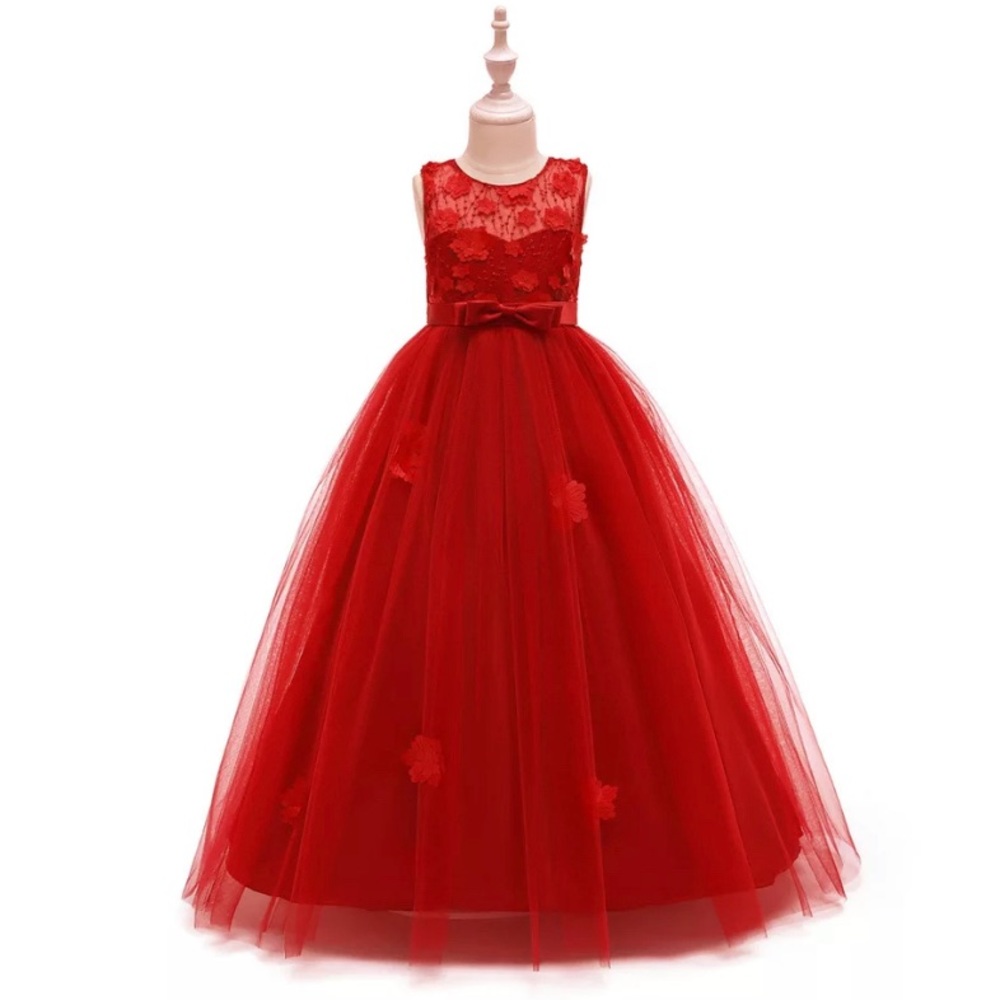 Red girls dress